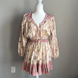 valiante tassel mini dress